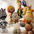 16pcs, Jungle Animal Balloon Set, Suitable For Forest Theme Birthday Party Wedding Graduation Party Anniversary New Year Carnival Party Home Room Background Decoration