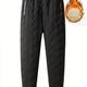 Warm Fleece Joggers, Men's Casual Waist Drawstring Sports Pants Sweatpants For Fall Winter