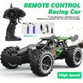 1:18 Small High-speed Off-road 2.4 G Remote Control Car Drifting 15km/h Adapted To The Anti-collision Setting Of The Various Sections Of The Road Rubber Large Tire, Dual Battery Children's Toy Car