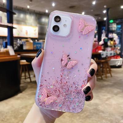 TEMU Luxury Butterfly Phone Case Protection For Iphone 15 11/11 Pro/11 Pro Max/12/12 Pro/12 Pro Max/13/13 Pro/13 Pro Max/14/14 Plus/14 Pro/14 Pro Max - Flashing Design