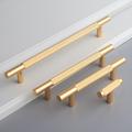 1pc Modern Golden Knurled Knobs, Upgrade Kitchen Cabinets & Drawers With These Stylish Handles