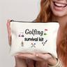 1pc Golfing Survival Kit Makeup Bag, Golfing Gift, Golf Accessories, Humor Gift For Mom Golfer