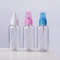 1pc 100ml Spray Bottle, Pet Transparent Fine Mist Atomizer, Makeup Sample Dispenser Bottle, Plastic Liquid Watering Can, Travel Essentials