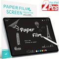 2pcs Matte Pet Like Paper Protective Film For Ipad Pro 11 2020 Mini 6 8.3 2021 Air 5 4 3 2 1 10.9'' Screen Protector For Ipad Air 1/2 9.7'' 5th 6th 2018 10.2 Inch 7th 8th 9th 10th 2022