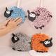 1pc Cartoon Sheep Hand Towel, Cute Shape Decor Chenille Wipe Hand Ball, Super Absorbent Quick Dry Not Easy To Shed Hair Towel For Bathroom Toilet, Bathroom Accessories, Bathroom Accessories