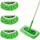3pcs, Microfiber Cleaning Mop Replacement Pad, Flat Floor Mop Cloth, Washable And Durable Replacement Mop Cloth, Wet And Dry Use, Easy To Clean, Cleaning Supplies, Back To School Supplies