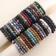 1pc 8mm Fashion Natural Stretch Beaded Bracelet