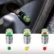 Car Tire Pressure Monitor, Tire External Valve Air Pressure Monitor Caps High Precision Tire Pressure Early Warning Car Accessories