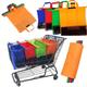 4pcs Reusable Cart Trolley Storage Bag, Supermarket Shopping Bag, Foldable Grocery Shopping Bag & Sorting Bag For Travel Use