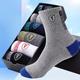 5/10/20 Pairs Of Men's Solid Crew Socks, Anti-odor Comfy Breathable Vintage Thermal Socks, Winter & Autumn