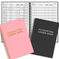 "Accounting Ledger Book - A5 Check Register For Small Businesses & Personal Use, Account Book For Tracking Money, Expenses, Deposits & Balance, 5.8"" X 8.6"""