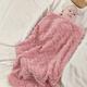 1pc Plush Swaddle Blanket, Blanket For Stroller And Home Decor