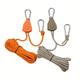 Outdoor Canopy Fixed Wind Rope, Tent Rope Tensioner, Windproof Rope With Metal Pulley, Adjustable Reflective Rope