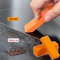 1pc, Resuable Stainless Steel Stain Eraser, Kitchen Faucet Limescale Eraser, Bathroom Glass Rust Remover Stain Remover Cleaning Eraser