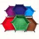 1pc Pod Baskets, Hexagon Velvet Cloth Dice Tray, Foldable Storage Box, Pu Tray Desktop Storage Box, For Spice Bottles, Key, Phone, Coin And Sundries Storage, Kitchen Organizers And Storage