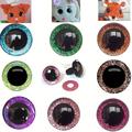 12mm-35mm Mixed Color Shiny Doll Eyes Plastic Safety Eyes Doll Eyes Diy Doll Accessories