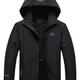 Men's Waterproof Rain Jacket, Lightweight Raincoat Windbreaker With Hood For Hiking Travel Outdoor