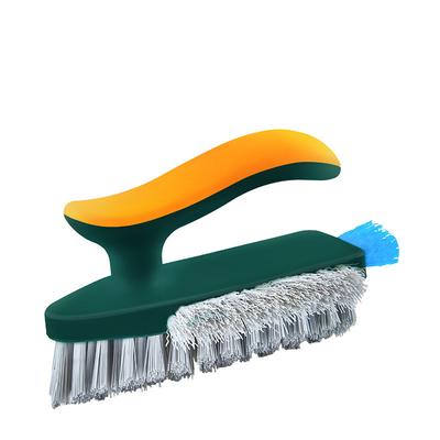 TEMU 1pc, -sided Floor Brush For Bathroom And Toilet Cleaning - Scraping And Brush With -sided Bristles - Bathroom Supplies And Cleaning Tools Image