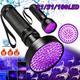 21/51/100 Led Uv395nm Super Flashlight - Super Bright Ultraviolet Torch For Scorpion Hunting, Pet Urine Stain Fluorescence Detector & More!