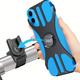 "Detachable Bike Phone Holder, Silicone Phone Holder, Bicycle Motorcycle Phone Mount, 360° Rotatable Adjustable Bike Phone Mount For 4""-6.7""smartphones"