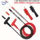 1 Set Multimeter Test Leads Kit Universal Cable Ac 1000v 20a 10a Cat Iii Measuring Probes Multimeter Pen Test Leads Wires With Alligator Clips And Plunger Test Wire, Hooks Test Probes