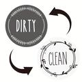 1pc Dishwasher Magnet Clean Dirty Sign Positive And Reverse Indicator Sticker Fashion Universal Kitchen Dishwasher Refrigerator Magnet Uv Craft Plus Soft Magnet For Kitchen Organizer