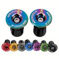 Durable Bicycle Handlebar End Plugs For Secure Grip And Protection - Fits Road, Mountain, Bmx, Fixie Bikes - Essential Bike Repair Equipment