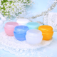 10pcs Mushroom Shape Cosmetic Containers - 5g Empty Jars With Inner Liner For Lip Balm, Cream, Lotions, Lip Scrub, Eye Shadow, And Makeup - Travel Essentials