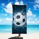 "1pc Football 59.1"" X27.6"" Quick Drying Beach Towel The Beach Pool Party - Beach Accessories For Vacation Must Haves Large Beach Blanket For Women Pool Towels For Adults"