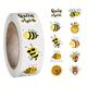 500pcs Bee Roll Stickers, 10 Styles Bee Stickers For Parties, Walls, Scrapbooks, Envelopes, Birthday And Greeting Cards