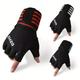 Premium Unisex Half Finger Fitness Gloves With Wrist Support - Ideal For Dumbbell, Bar Training, And Outdoor Cycling - Enhanced Grip And Protection For Hands