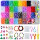 2000+ Piece Rubber Band Bracelet Making Kit - Create Unique Bracelets With The Refill Loom Set! Halloween, Thanksgiving And Christmas Gift Easter Gift