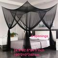 1pc Large Mosquito Net 4 Corner Bed Canopy, Bed Canopy Mosquito Net For Bedroom Guest Room Dorm Room