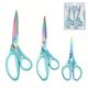 3-piece Titanium Craft Scissors Set: Perfect For Sewing, Arts & School Projects!