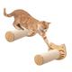 Wall-mounted Cat Scratching Post, Sisal Cat Scratching Column, Wooden Cat Climbing Step For Indoor Cats