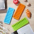 1pc 10 Consecutive Long Silicone Ice Cube Ice Cream Chocolate Cake Mold Biscuit Mold Wax Bottle Sugar