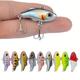 Winter Wobbler Sinking Fishing Crankbaits - Vibrant Lure For Ice And Sea Fishing - 3.5cm, 5g - Enhance Your Catch Rate!
