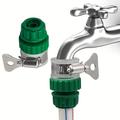 1 Set, Multifunctional Faucet Joint For Rural Irrigation, Plastic Joint For Garden Hose, Plants Water System With Adjustable Control Valve Switch, Watering Sprinkler Nozzle, Gardening & Lawn Supplies