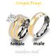 1pc Fashion Men's Ring Couple Ring Wedding Engagement Ring Stainless Steel Ring
