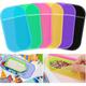 6pcs Diamond Art Anti-slip Tools Sticky Mat For Diamond Painting Sticky Gel Pad Non-slip Universal Mount Holder 5.6 X 3.3 Inch For Holding Tray 5d Diamond Embroidery Accessories For Adults