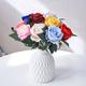 12pcs, Artificial Flower Rose 30cm/11.81inch Long Artificial Silk Roses With Stem For Wedding Events Party Home Decor