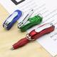 1pc 1+2 Multifunctional Nail Clipper Keychain Folding Ballpoint Pen Outdoor Travel Gift Pen