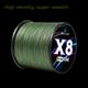 8 Braid Fishing Line, 500m/546yd Pe Line, 8 Strands Of Multi-filament Fishing Line, 10 Lb - 80 Lb Test, Suitable For Seawater And Fresh Water, Wear Resistant