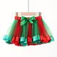 Girls' Christmas Tutu Dress Festival Costume Mesh Tutus Children's New Year Birthaday Dance Performance Clothing Outfit