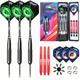 Professional 22/28g Metal Tip Darts Set With Case, Shafts, Flights And Protective Cover