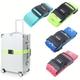 1pc Luggage Strap With Password Lock, Luminous Packing Strap, Reflective Luggage Strap