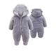 Unisex Baby Winter Coats Cute Newborn Infant Hooded Jumpsuit Snowsuit Bodysuits Baby Essential Supplies