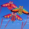 1pc 1.15m Owl Kite With 50m Line For Outdoor Flying Entertainment