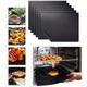 1pc Non-stick Reusable Baking Oven Mat, High Temperature Resistant Barbecue Grill, Oven Mat For Bottom Of Oven, Suitable For Outdoor Bbq Paper, Keep Kitchen Stovetop And Oven Clean