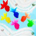 6pcs Educational Toys, Early Education Hip Hop Goldfish Large Silicone Simulation Goldfish Soft Glue Ocean Animal Toys